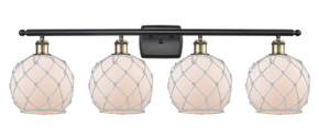 Bathroom Fixtures Four Lights by Innovations ( 405 | 516-4W-BAB-G121-8RW-LED Ballston ) 
