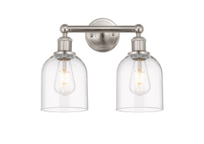 Bathroom Fixtures Two Lights by Innovations ( 405 | 616-2W-SN-G558-6CL Edison ) 