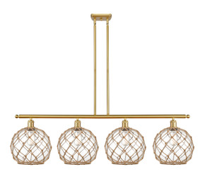 Linear/Island 4 Light + by Innovations ( 405 | 516-4I-SG-G122-10RB-LED Ballston ) 