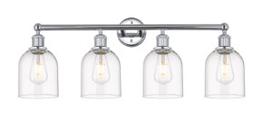 Bathroom Fixtures Four Lights by Innovations ( 405 | 616-4W-PC-G558-6CL Edison ) 