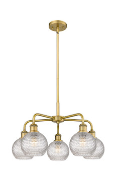 Mid. Chandeliers Glass Down by Innovations ( 405 | 516-5CR-BB-G122C-6CL Ballston ) 