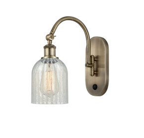 Sconces Single Glass by Innovations ( 405 | 518-1W-AB-G2511 Ballston ) 