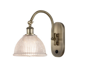 Sconces Single Glass by Innovations ( 405 | 518-1W-AB-G422-LED Ballston ) 