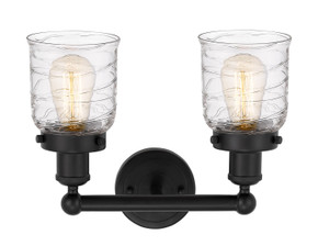 Bathroom Fixtures Two Lights by Innovations ( 405 | 616-2W-BK-G513 Edison ) 