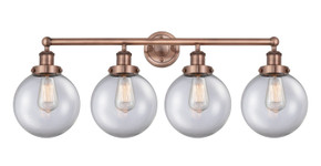 Bathroom Fixtures Four Lights by Innovations ( 405 | 616-4W-AC-G202-8 Edison ) 