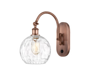 Sconces Single Glass by Innovations ( 405 | 518-1W-AC-G1215-8-LED Ballston ) 
