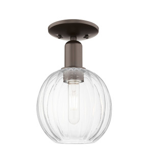 Semi-Flush Mts. Glass Down by Innovations ( 405 | 716-1C-OB-G458-7CL Arcadia ) 