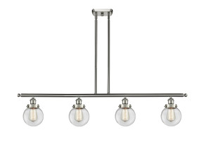 Linear/Island 4 Light + by Innovations ( 405 | 916-4I-SN-G202-6 Ballston Urban ) 