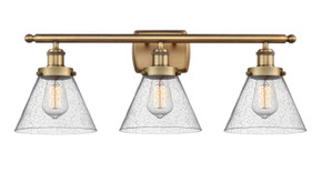 Bathroom Fixtures Three Lights by Innovations ( 405 | 916-3W-BB-G44-LED Ballston Urban ) 