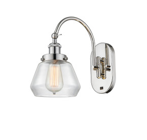 Sconces Single Glass by Innovations ( 405 | 918-1W-PN-G172 Franklin Restoration ) 