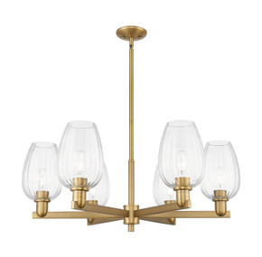 Mid. Chandeliers Glass Up by Innovations ( 405 | 716-6CR-BB-G457-6CL Arcadia ) 