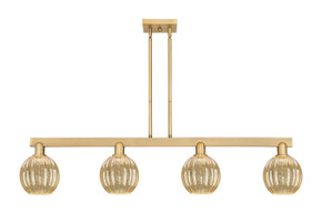 Linear/Island 4 Light + by Innovations ( 405 | 716-4I-BB-G458-7ME Arcadia ) 