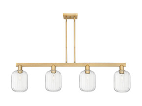 Linear/Island 4 Light + by Innovations ( 405 | 716-4I-BB-G460-7CL Arcadia ) 