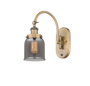 Sconces Single Glass by Innovations ( 405 | 918-1W-BB-G53-LED Franklin Restoration ) 