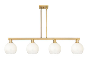 Linear/Island 4 Light + by Innovations ( 405 | 716-4I-BB-G483-8OP Arcadia ) 