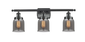 Bathroom Fixtures Three Lights by Innovations ( 405 | 916-3W-BK-G53-LED Ballston Urban ) 