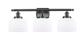 Bathroom Fixtures Three Lights by Innovations ( 405 | 916-3W-BK-G71 Ballston Urban ) 