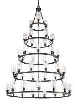 Large Chandeliers Glass Shade by Innovations ( 405 | 8203456-BK-G802-LED Ballston ) 