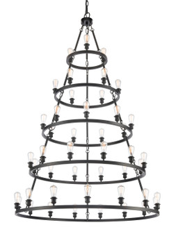 Large Chandeliers Ring/Halo by Innovations ( 405 | 8203456-BK-LED Ballston ) 
