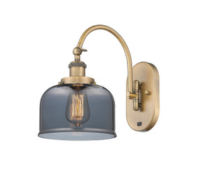 Sconces Single Glass by Innovations ( 405 | 918-1W-BB-G73-LED Franklin Restoration ) 