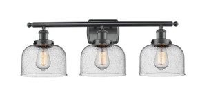 Bathroom Fixtures Three Lights by Innovations ( 405 | 916-3W-BK-G74-LED Ballston Urban ) 