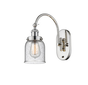 Sconces Single Glass by Innovations ( 405 | 918-1W-PN-G54-LED Franklin Restoration ) 