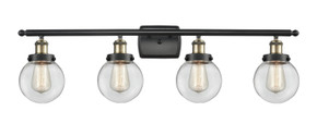 Bathroom Fixtures Four Lights by Innovations ( 405 | 916-4W-BAB-G202-6-LED Ballston Urban ) 