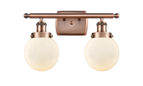 Bathroom Fixtures Two Lights by Innovations ( 405 | 916-2W-AC-G201-6 Ballston Urban ) 