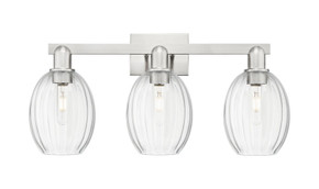 Bathroom Fixtures Three Lights by Innovations ( 405 | 716-3W-SN-G459-6CL Arcadia ) 
