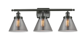 Bathroom Fixtures Three Lights by Innovations ( 405 | 916-3W-OB-G43-LED Ballston Urban ) 