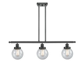 Linear/Island 3 Light Bar by Innovations ( 405 | 916-3I-BK-G204-6-LED Ballston Urban ) 