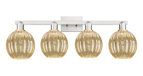 Bathroom Fixtures Four Lights by Innovations ( 405 | 716-4W-SN-G458-7ME Arcadia ) 