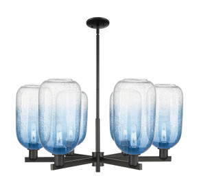 Mid. Chandeliers Glass Up by Innovations ( 405 | 716-6CR-BK-G482-7SB Arcadia ) 