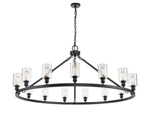 Large Chandeliers Glass Shade by Innovations ( 405 | 860-BK-G802-LED Ballston ) 
