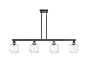 Linear/Island 4 Light + by Innovations ( 405 | 716-4I-BK-G458-7CL Arcadia ) 