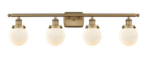 Bathroom Fixtures Four Lights by Innovations ( 405 | 916-4W-BB-G201-6 Ballston Urban ) 