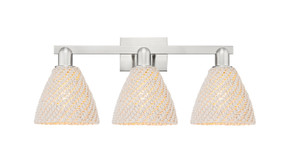 Bathroom Fixtures Three Lights by Innovations ( 405 | 716-3W-SN-NBD-75-NAT Arcadia ) 