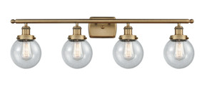 Bathroom Fixtures Four Lights by Innovations ( 405 | 916-4W-BB-G204-6 Ballston Urban ) 
