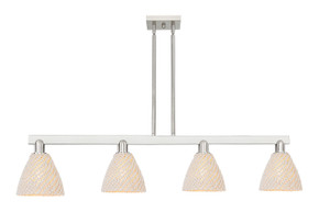 Linear/Island 4 Light + by Innovations ( 405 | 716-4I-SN-NBD-75-NAT Arcadia ) 