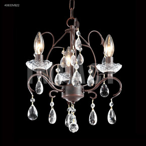 Mini Chandeliers Candle by James R. Moder ( 64 | 40833VB22 Mini Crystal Chandelier ) 