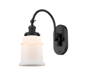 Sconces Single Glass by Innovations ( 405 | 918-1W-BK-G181 Franklin Restoration ) 