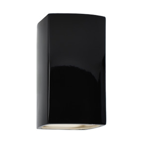 Sconces Pocket by Justice Designs ( 102 | CER-0910W-BLK-LED1-1000 Ambiance ) 