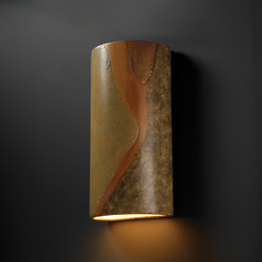 Sconces Directional/Cylinder by Justice Designs ( 102 | CER-1160-SLHY Ambiance ) 