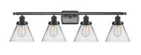 Bathroom Fixtures Four Lights by Innovations ( 405 | 916-4W-BK-G42-LED Ballston Urban ) 