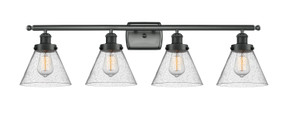 Bathroom Fixtures Four Lights by Innovations ( 405 | 916-4W-BK-G44-LED Ballston Urban ) 