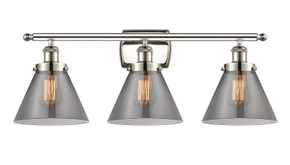 Bathroom Fixtures Three Lights by Innovations ( 405 | 916-3W-PN-G43-LED Ballston Urban ) 