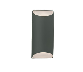 Exterior Wall Mt./Flush by Justice Designs ( 102 | CER-5755W-PWGN Ambiance ) 