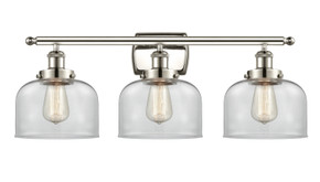 Bathroom Fixtures Three Lights by Innovations ( 405 | 916-3W-PN-G72-LED Ballston Urban ) 