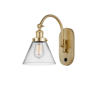 Sconces Single Glass by Innovations ( 405 | 918-1W-SG-G42-LED Franklin Restoration ) 