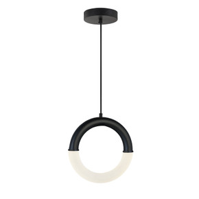 Mini Pendants Cable by Justice Designs ( 102 | ACR-4203-FRST-MBLK Acryluxe ) 